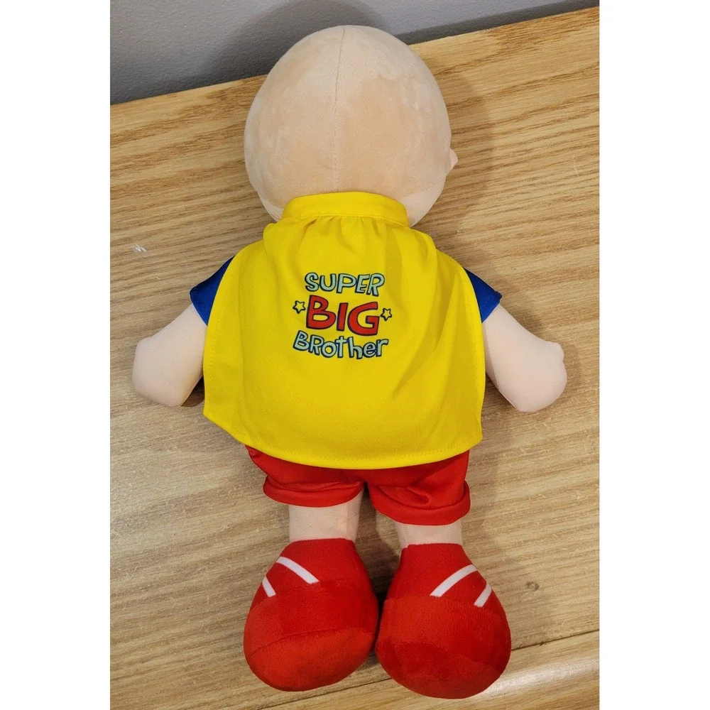 Baby Ganz Super Big Brother 14 inch Plush Doll with Detachable Cape Blue Red